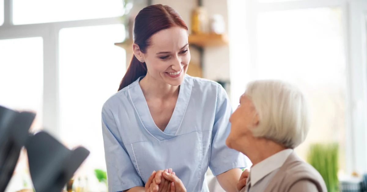 Happy Professional Caregiver Happy Professional Caregiver